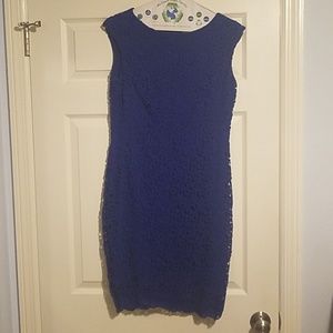 Ralph Lauren Blue Lace Dress